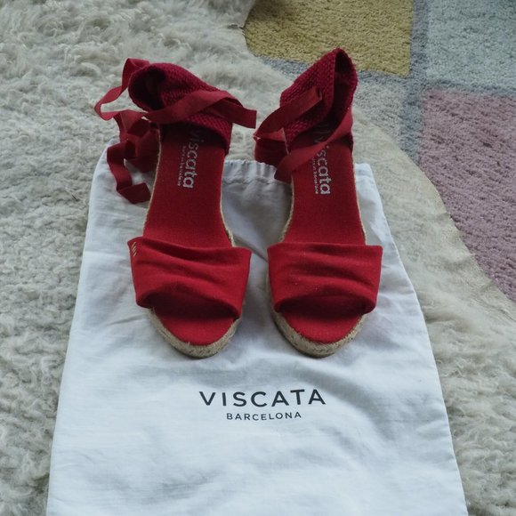 Viscata Shoes - Viscata Gava Canvas Espadrilles Wedges